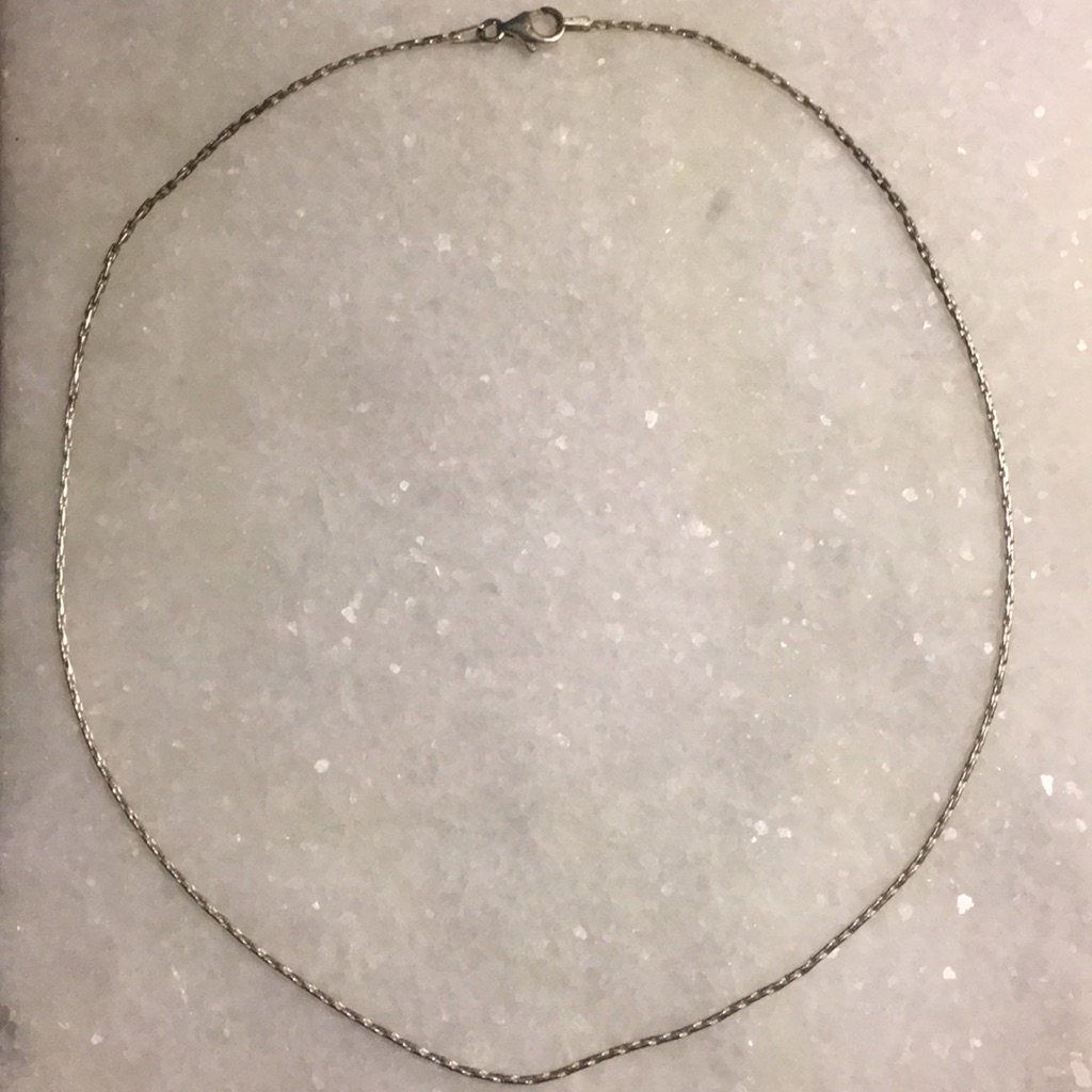 18 Italian Sterling Silver 925 Link Necklace
